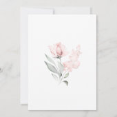 Dreamy Blush Pink Roses 16 . Geburtstag Geburtstag Einladung (Rückseite)