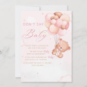 Dreamy Boho Blush Pink Aquarellpapier Einladung (Rückseite)