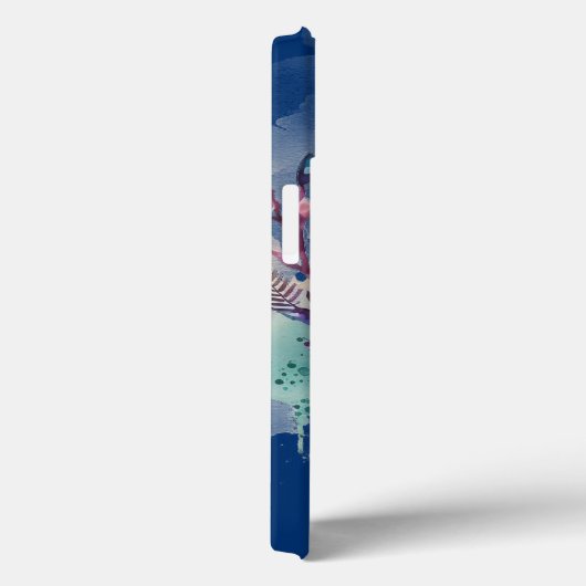 Dreamy Boho Crystals Dreamcatcher Navy Case-Mate iPhone Hülle (Rückseite / Rechts)