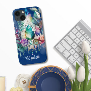 Dreamy Boho Crystals Dreamcatcher Navy Case-Mate iPhone Hülle