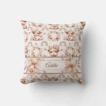 Dreamy Boho Highland Kinderzimmer Throw Kissen