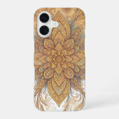 Dreamy Boho Mandala - Intricses Design iPhone 16 Hülle (Rückseite)