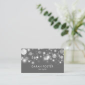 Dreamy Bokeh Hair Stylist Visitenkarte (Stehend Vorderseite)