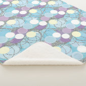 Dreamy Bubble Clouds Luxury Sherpa Blanket Sherpadecke (3/4)