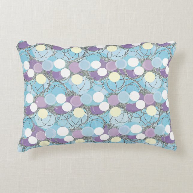 Dreamy Bubble Clouds Pillowcase Dekokissen (Vorderseite)