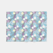 Dreamy Bubble Clouds Sherpa Blanket Fleecedecke (Vorderseite (Horizontal))