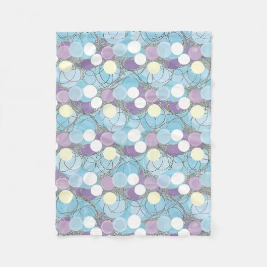 Dreamy Bubble Clouds Sherpa Blanket Fleecedecke (Vorderseite)