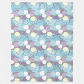 Dreamy Bubble Clouds Throw Blanket Fleecedecke (Vorderseite)