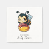 Dreamy Bumble Bee Baby Dusche Serviette (Vorderseite)