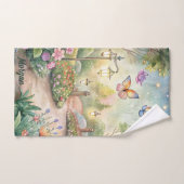Dreamy Butterfly Garden Path - Verzauberter Garten Badhandtuch Set (Handtuch)