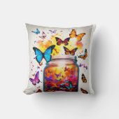 Dreamy Butterfly Kissen: Komfort und Stil für Sie Kissen (Vorderseite)