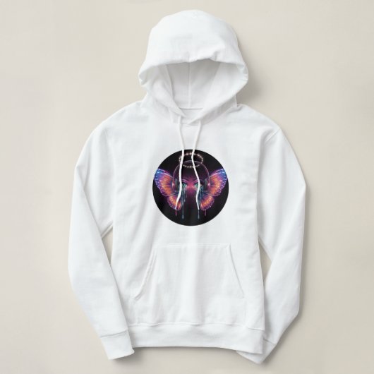 Dreamy Butterfly Kopfhörer Hoodie ✨ 🎧 (Design vorne)