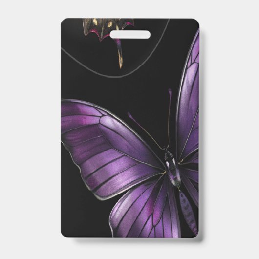 Dreamy Butterfly Pattern Ausweis (Vorderseite)