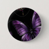 Dreamy Butterfly Pattern Button (Vorderseite)