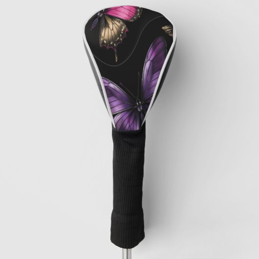 Dreamy Butterfly Pattern Golf Headcover (Vorderseite)