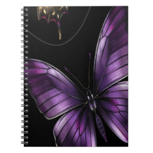 Dreamy Butterfly Pattern Notizblock
