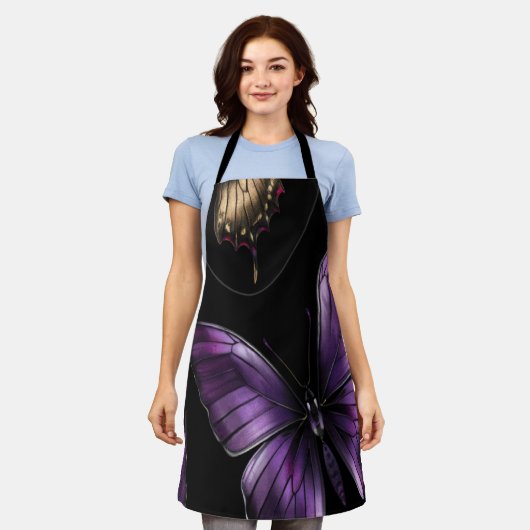 Dreamy Butterfly Pattern Schürze (Getragen)