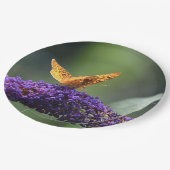 Dreamy Butterfly Plate Pappteller (Schrägansicht)