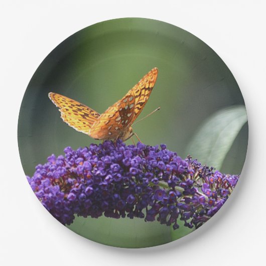 Dreamy Butterfly Plate Pappteller (Vorderseite)