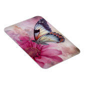 Dreamy Butterfly über die Leinwand der Blumen Magnet (Rechte Seite)