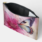 Dreamy Butterfly über die Leinwand der Blumen Zubehörtasche (Offen)