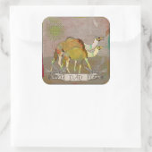 Dreamy Camels Vater Sticker (Tasche)