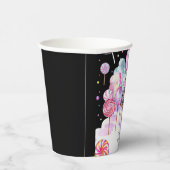 Dreamy Candyland Birthday Pappbecher (Rechts)