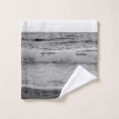 Dreamy Capri Ocean Sunset View 1 - BW Badhandtuch Set (Waschlappen)