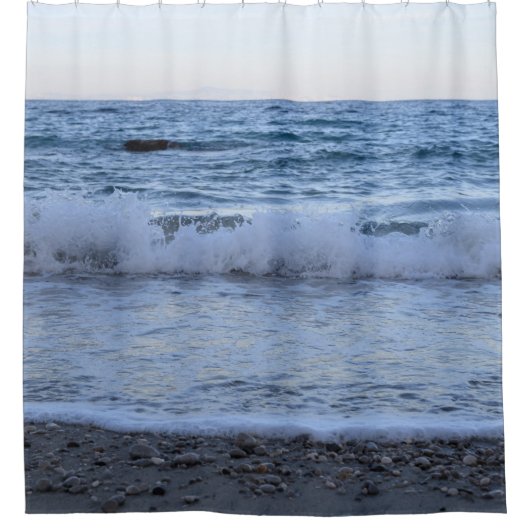 Dreamy Capri Ocean Sunset View 1 Duschvorhang (Vorderseite)