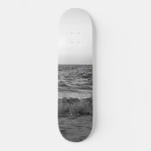 Dreamy Capri Ocean Sunset View 2 -BW Skateboard (Vorderseite)