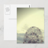 Dreamy Carnival Ferris Wheel Postkarte (Vorne/Hinten)