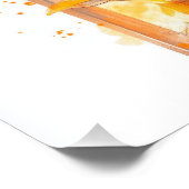 Dreamy Cat im Herbst Breeze by Window Poster (Ecke)