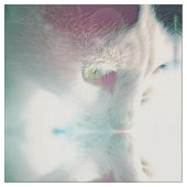 Dreamy Cat Portrait Stoff (Nahaufnahme)