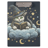 Dreamy Cat Wizard Klemmbrett (Vorderseite)