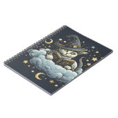 Dreamy Cat Wizard Notizblock (Linke Seite)