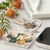 Dreamy Cats Schlüsselanhänger (Vorderseite rechts)