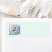 Dreamy Christmas Angel Wings Address Labels (Insitu)
