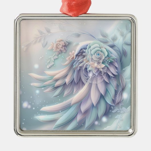 Dreamy Christmas Angel Wings Ornament (Vorne)