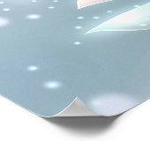 Dreamy Christmas Angel Wings Poster (Ecke)