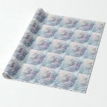 Dreamy Christmas Angel Wings Wrapping Paper Geschenkpapier<br><div class="desc">Traumhafte Weihnachtsengel-Flügel Umhüllung Papier</div>