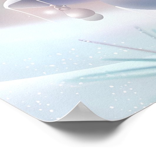 Dreamy Christmas Bell Poster (Ecke)