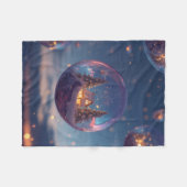 Dreamy Christmas Bubble Fleecedecke (Vorderseite (Horizontal))