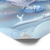 Dreamy Christmas Candles Poster (Ecke)