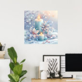 Dreamy Christmas Candles Poster (Heimbüro)