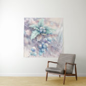 Dreamy Christmas Holly Tapestry Wandteppich (Beispiel)