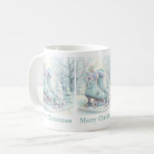 Dreamy Christmas Ice Skate Tasse (Vorderseite Links)