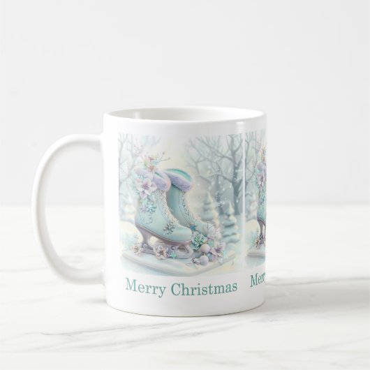 Dreamy Christmas Ice Skate Tasse (Links)