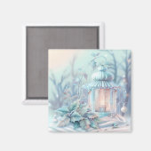 Dreamy Christmas Lantern Magnet (Vorderseite/Rückseite)