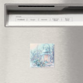 Dreamy Christmas Lantern Magnet (In Situ (Geschirrspüler))