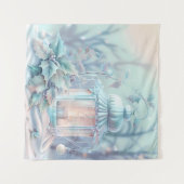 Dreamy Christmas Lantern Tapestry Wandteppich (Vorderseite (Horizontal))